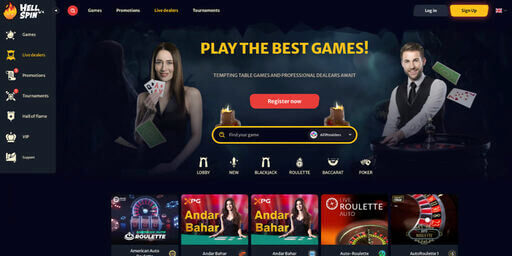 Hell Spin Casino Games