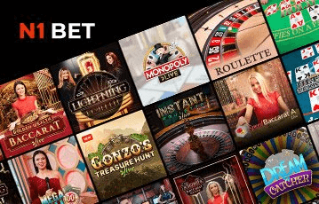 N1 Bet Casino Games Lobby